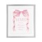 Stupell Industries Loved More Sentiment Pink Ribbon Framed Print Under Glass, design by Cindy Jacobs